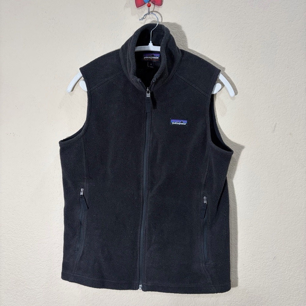 Vintage Patagonia Synchilla Fleece Vest Womans Sz M Outdoor Hiking Camping Comfy